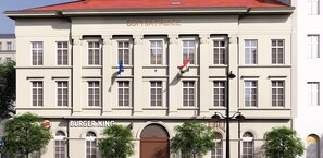 Majoituspaikan julkisivu