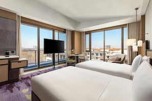 Standardzimmer, 2 Doppelbetten, Gartenblick