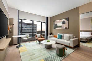 Suite, 1 slaapkamer, uitzicht op tuin | Gratis wifi