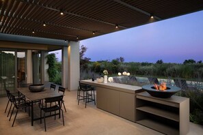 Outdoor dining - Villa Alba di Sereno with Pool (Vodnjan)
