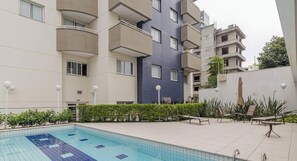 Pool - Flat na Bela Vista a 500m do Shopping Frei Caneca (São Paulo)