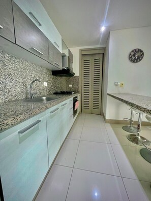Private kitchen - Apartment Sea View Cartagena 21 (Cartagena de Indias)