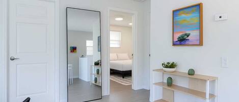 Iron/ironing board, travel cot, WiFi, bed sheets