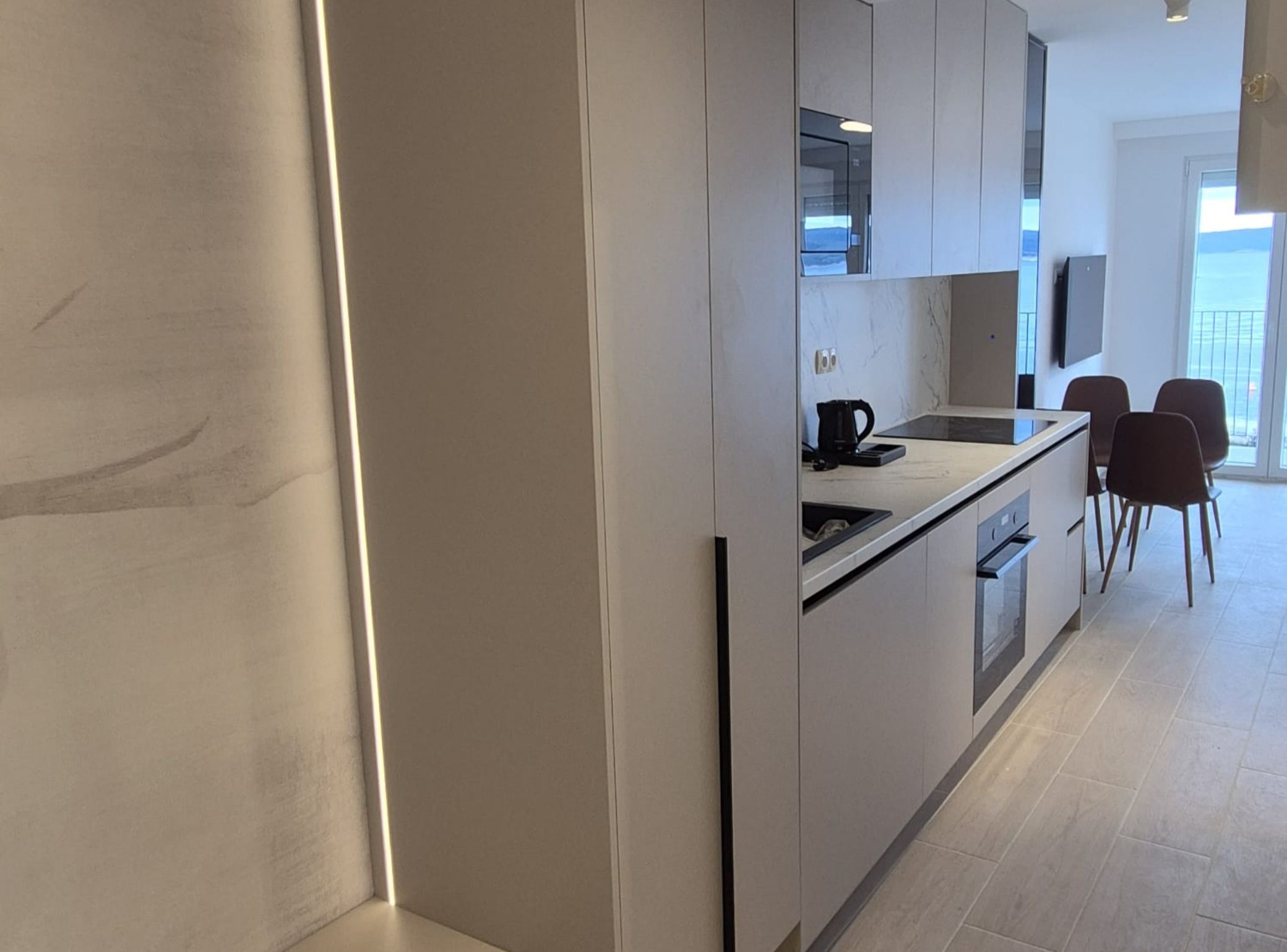 Apartment (One bedroom apartment II) | Private kitchen | Fridge