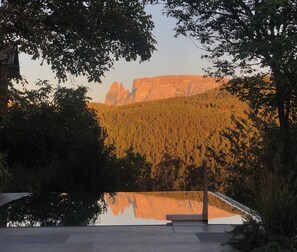Outdoor pool - Idyllic apartment on the Ritten - peace, nature & views of the Dolomites. Mobilcard incl. (Trentino-Alto Adige)