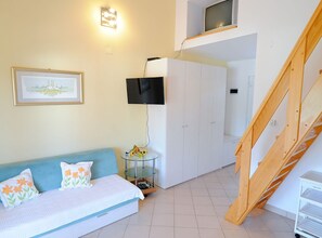 公寓 (One Bedroom Apartment With Terrace (Z) | 客厅 | 32-英寸纯平电视（配备卫星频道）