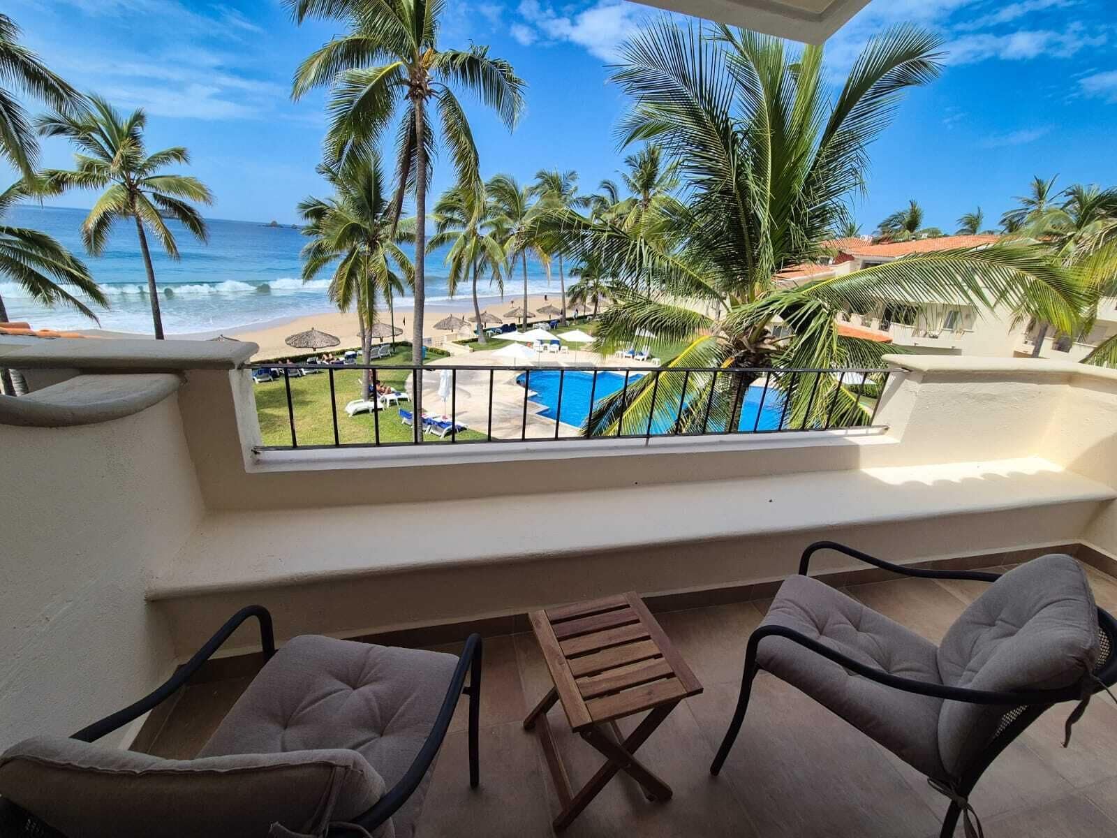 Departamento superior, vista a la playa | Balcón