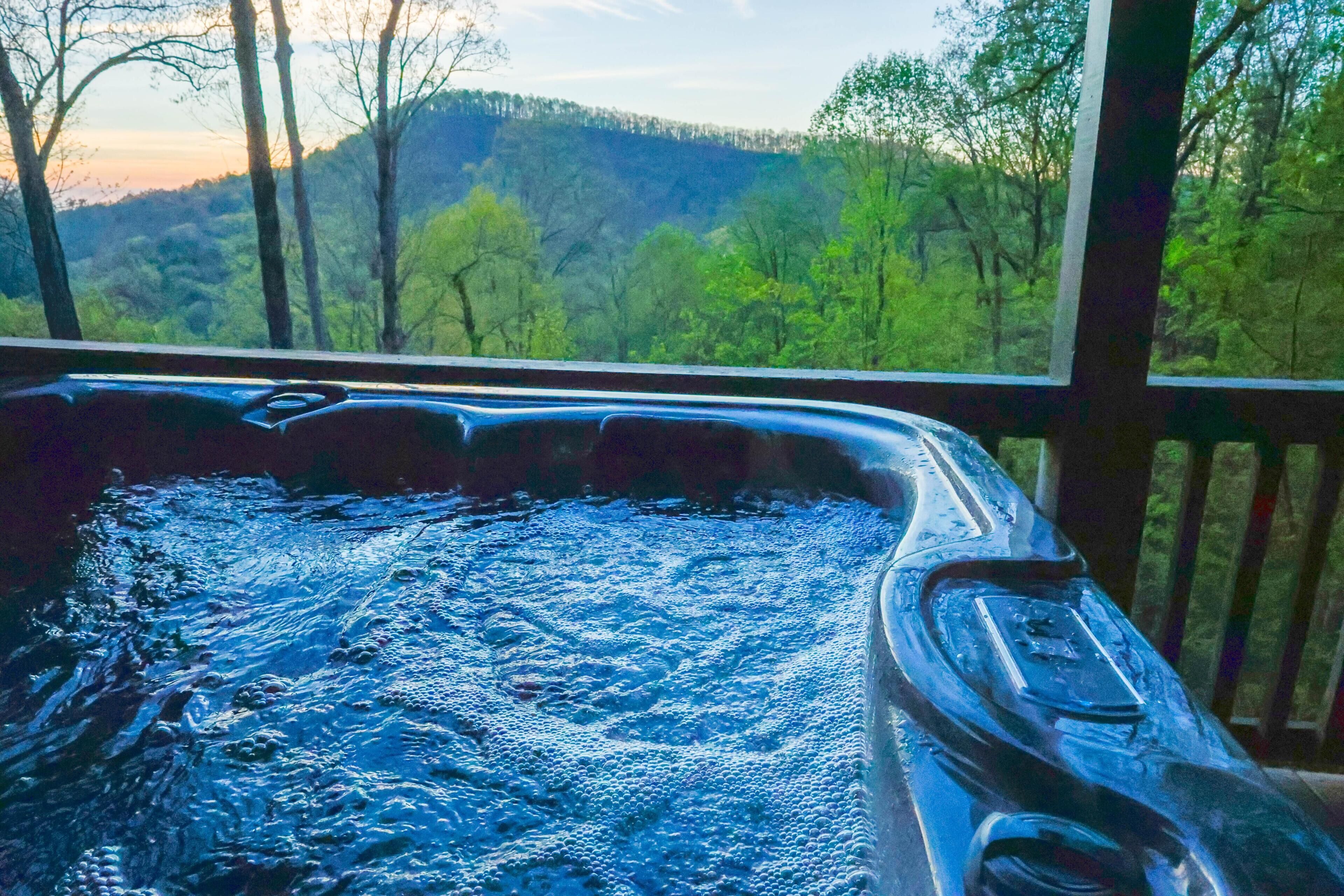 Idromassaggio all'aperto