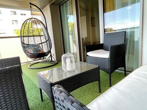 Terrace/patio - Spacious new apartment with view of Fourvière (Lyon)