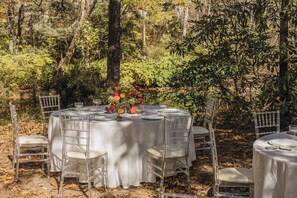 Área para banquetes al aire libre