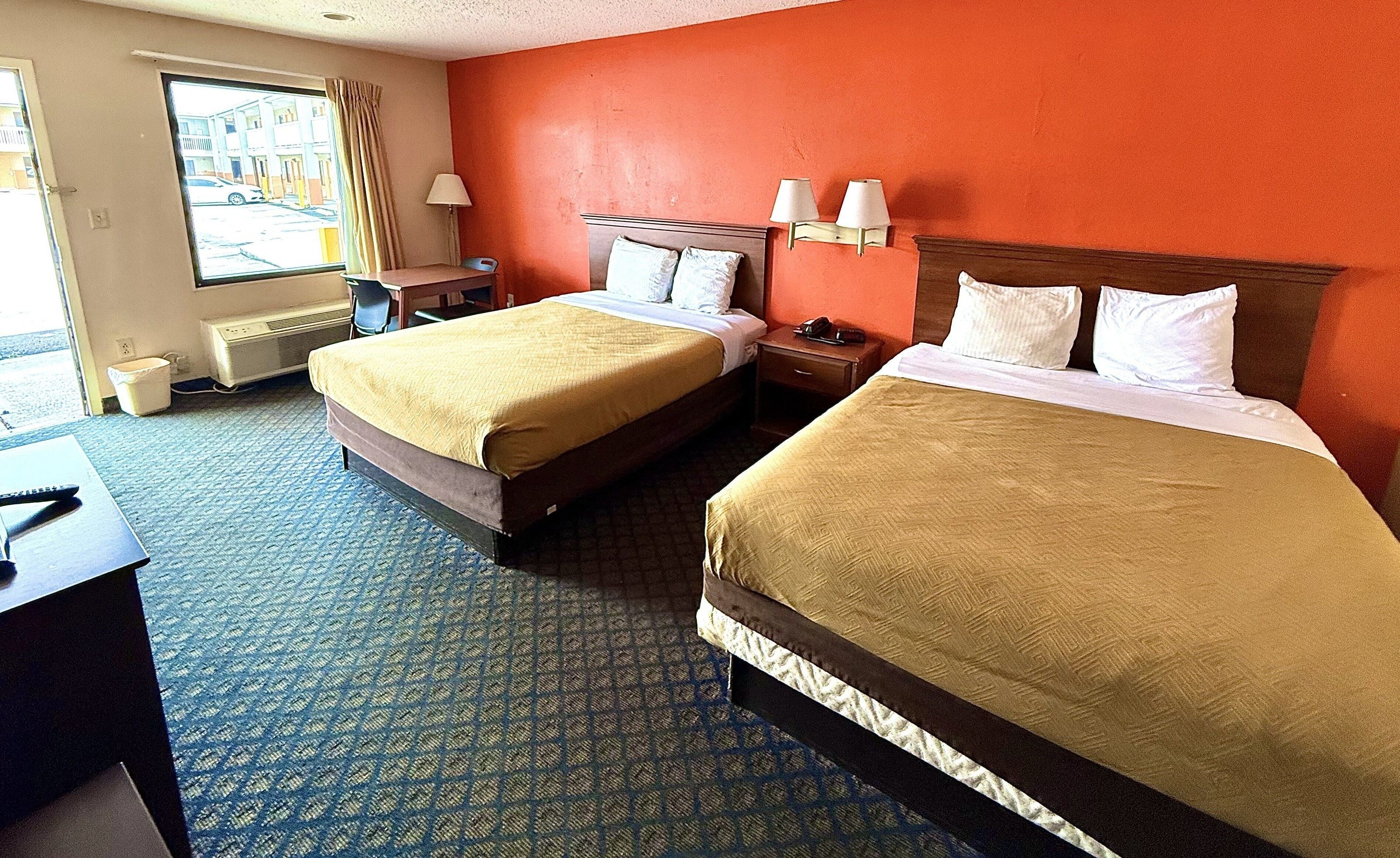 Habitación, 2 camas de matrimonio, no fumadores | Escritorio y wifi gratis