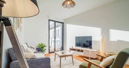Charme & lumière : duplex au bourg de Gestel