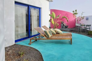 Terrace/patio - Eco house with private garden and jacuzzi (Puerto del Rosario)