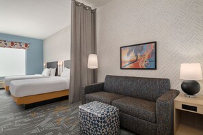 Hypo-allergenic bedding, desk, blackout drapes, iron/ironing board - Home2 Suites By Hilton Riverview Tampa (Riverview)