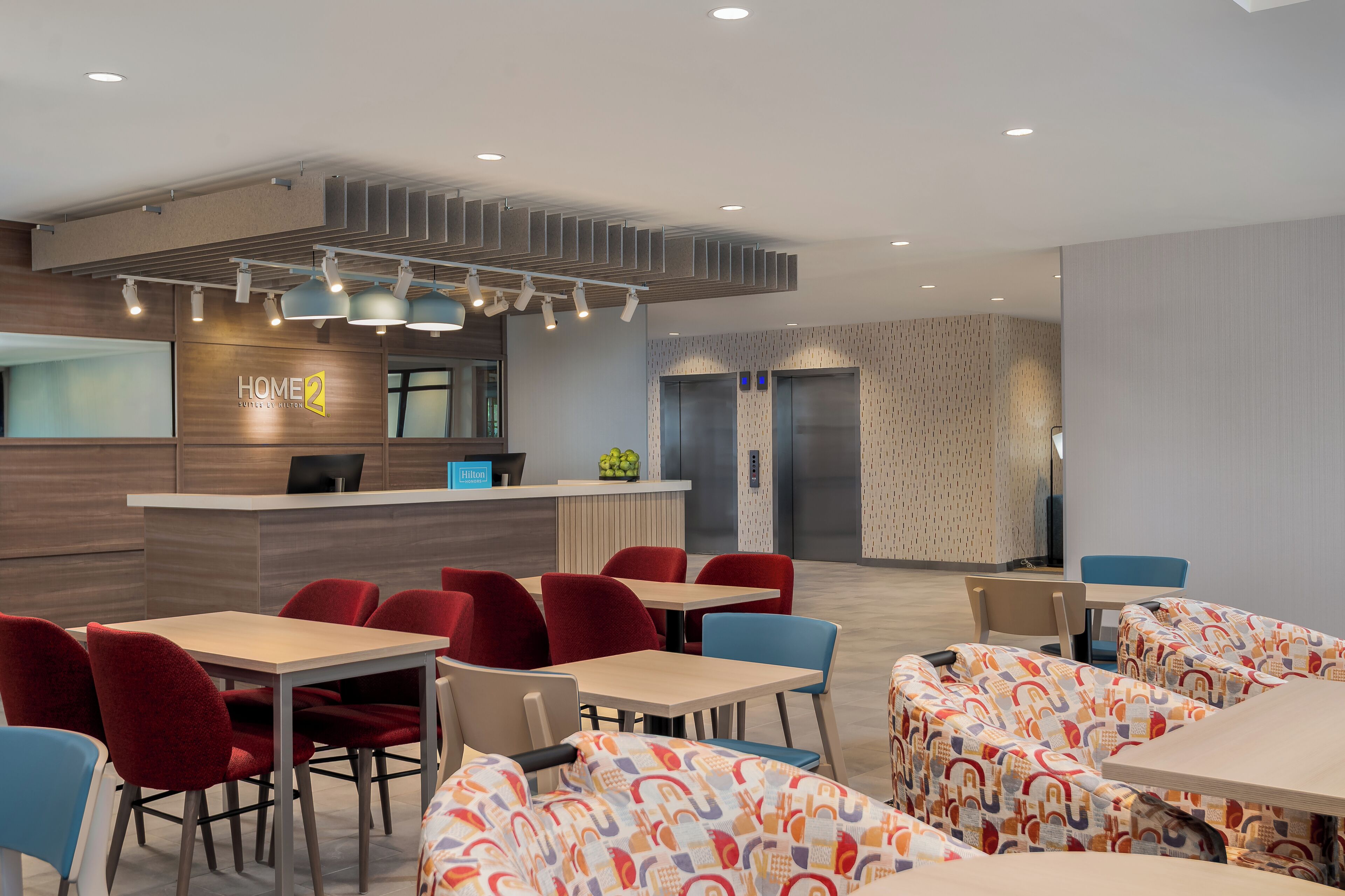 Sala de estar en el lobby