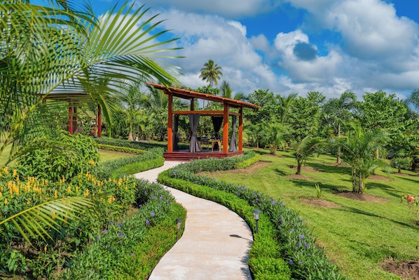 Àrea exterior de l'allotjament