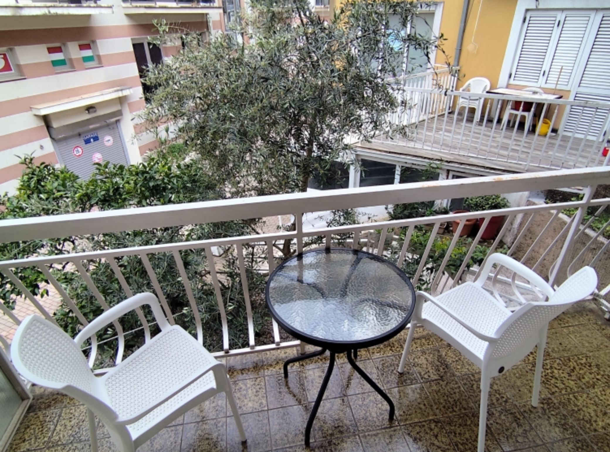 อพาร์ทเมนท์ (One bedroom apartment (Milutin)) | ระเบียง