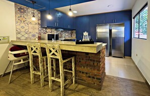 舒適單棟房屋, 露台, 庭園景 | 私人廚房