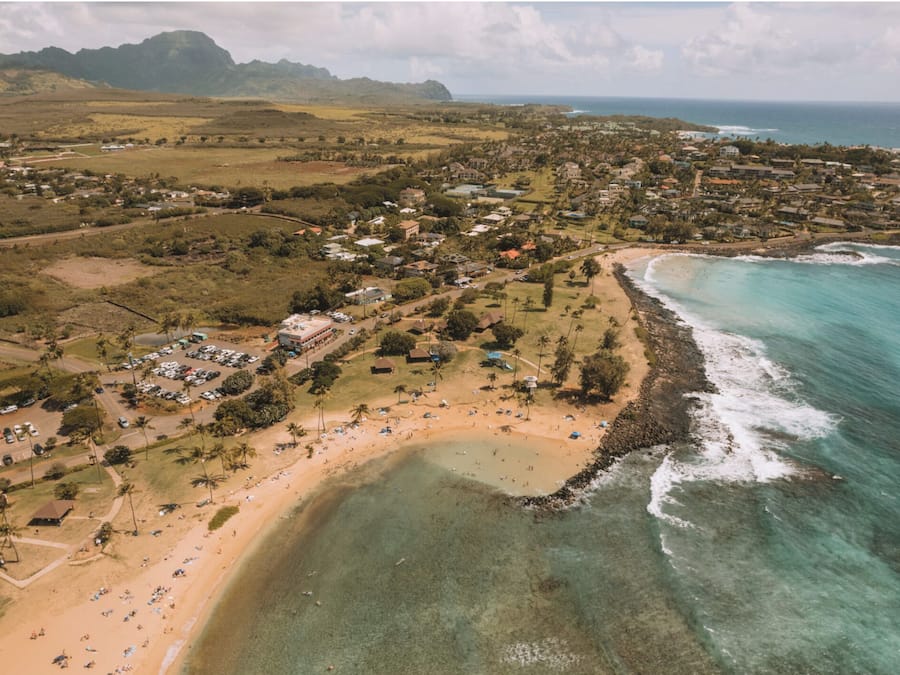 Beach nearby, white sand