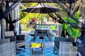 Restauration en plein air