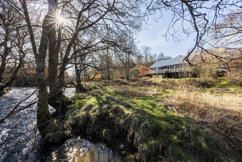 Cosy Riverside Escape with Hot Tub | Garth Cottage