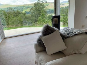 Interior - The Tractor Shed- Elevated Hot Tub with Loch Views (Acharn)