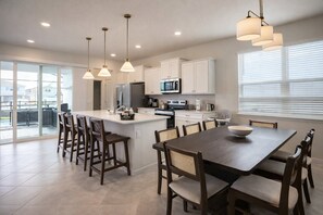 Basic Villa | Dining - Luxury 5BR Home w/ Pool, Cinema & Game Room (Clermont)