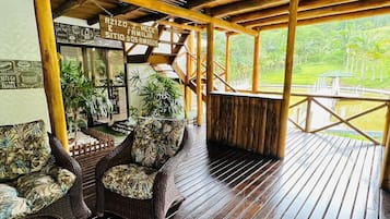 Premium Cottage, Pool Access, Pool View | Terrace/patio