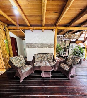 Premium cottage, toegang tot zwembad, uitzicht op zwembad | Interieur