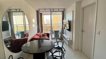 Apartment, Balcony | Private kitchen