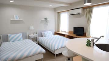 家庭开间, 城市景观 | 遮光窗帘、隔音、熨斗/熨板、免费 WiFi