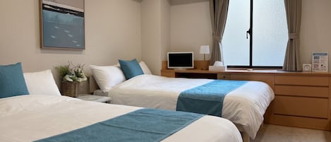 家庭开间 | 遮光窗帘、隔音、熨斗/熨板、免费 WiFi