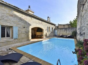 A heated pool - Demeure Medievale by Interhome (Uzès)