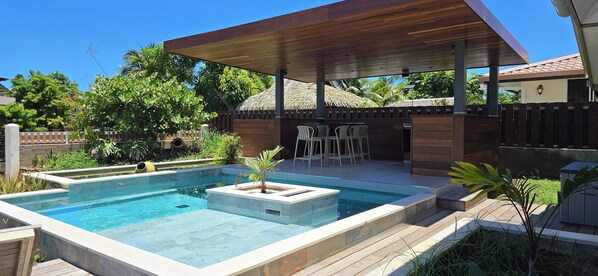 Pool - Villa Noa Vai by Tahiti Homes, in the heart of Moorea's little Venice (Moorea-Maiao)