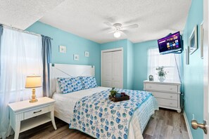 2 Schlafzimmer, Schreibtisch, kostenloses WLAN, Bettwäsche