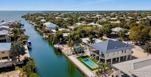 Exterior - Upscale Canal-Front Escape w/ Private Pool, Dock & Water Views (Cudjoe Key)