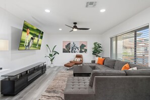 Smart TV - Saguaro Serenity | Stylish Home w Pool & Hot Tub (Scottsdale)