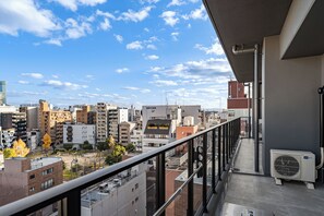 华丽套房, 阳台, 城市景观 | 开放式门廊