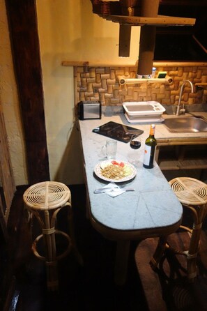 Fridge, cookware/dishes/utensils - "Mangs Sawah View" by Interhome (Kabupaten Gianyar)