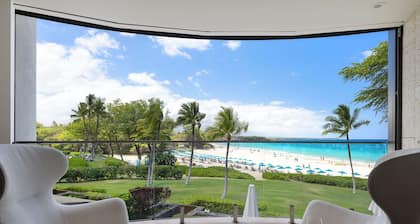 Oceanfront Luxury Island Escape on Hapuna Beach at Mauna Kea