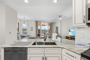 Interior - Palm Harbor #201 on Fort Myers Beach with canal views and pool access (Fort Myers Beach)