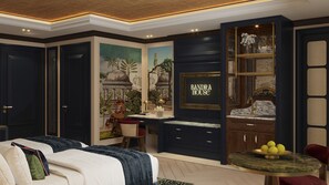 Deluxe Twin kamer | Een kluis op de kamer, een strijkplank/strijkijzer, gratis kabelinternet