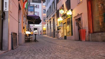 Blick von der Unterkunft