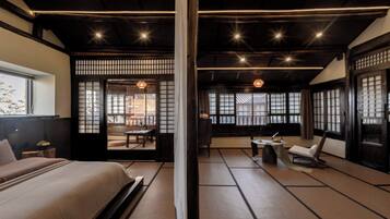 Tremannsrom – familie, fjellutsikt | Oppholdsområde