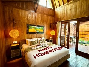 Deluxe Bungalow, Balcony, Garden View | In-room safe, iron/ironing board, free WiFi - La Pan Nam Exotic Villas and Spa (Canggu)