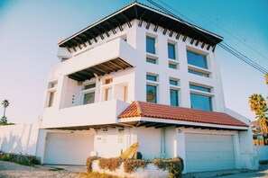 Exterior - Surf & Wine Retreat: Oceanview Home with Climbing Wall at Playa San Miguel (Balcones Cíbolas del Mar)