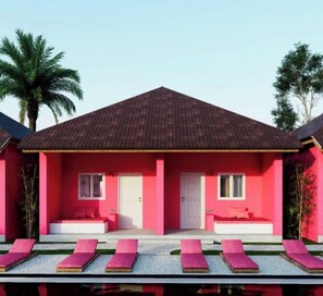 Habitación Deluxe doble, vistas a la piscina | Terraza o patio