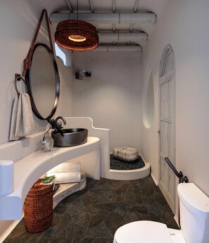 Deluxe Double Room, Pool View | Bathroom - PinkGlamour Gili Air (Kecamatan Pemenang)