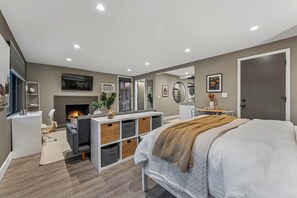 1 habitación, tabla de planchar con plancha, wifi y ropa de cama 