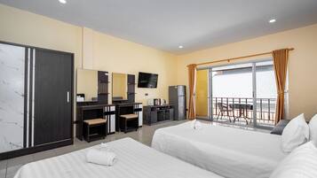 Chambre Deluxe Double ou avec lits jumeaux, balcon | Wi-Fi gratuit